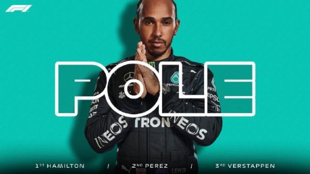 F1伊莫拉站排位赛汉密尔顿夺第99杆 维斯塔潘第三